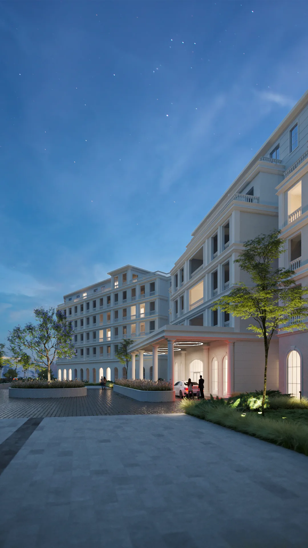 Панорамное лобби 800 м² отеля НИКОЛАЙ I на первой береговой линии Анапы