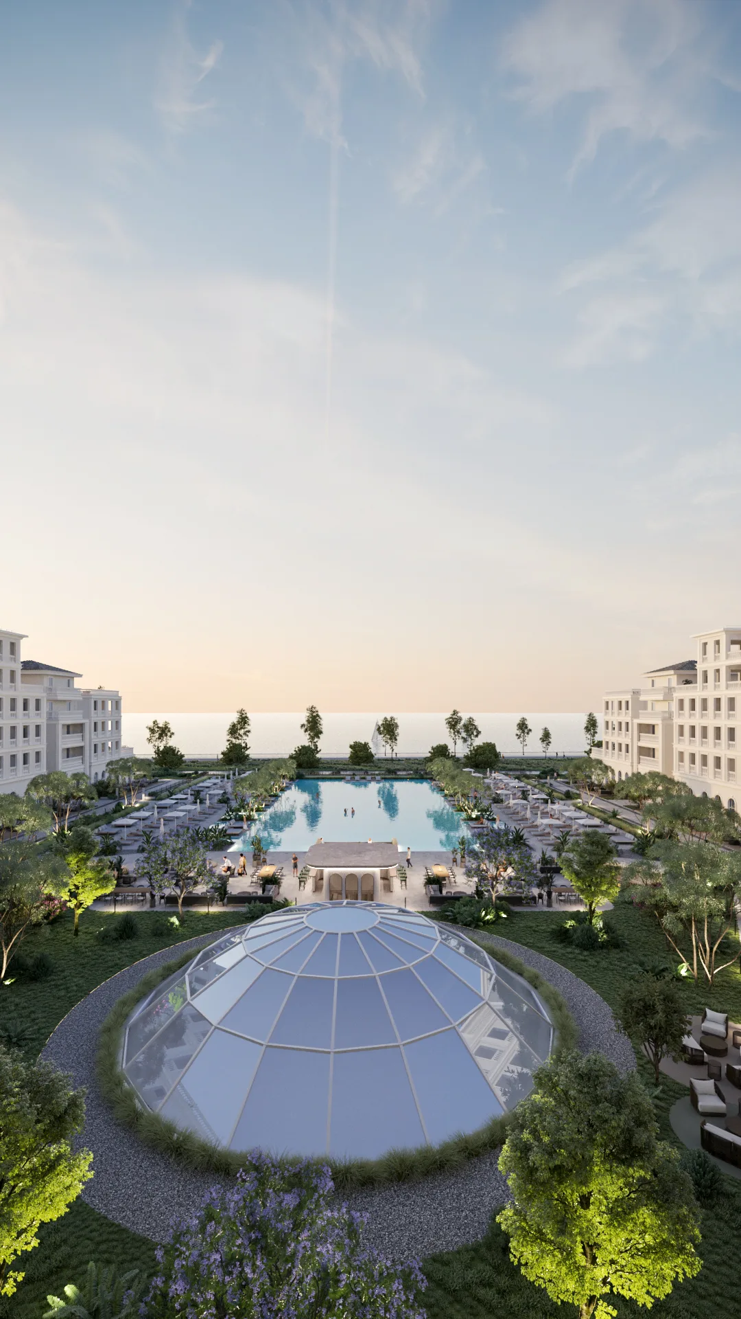 SPA-центр 3000 м² под прозрачным куполом в курорте НИКОЛАЙ I, Анапа